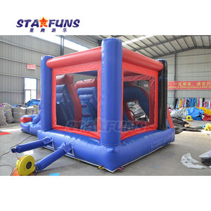 Lâu đài phao Người Nhện có cầu trượt, nhà phao nhảy Người Nhện cho trẻ em - Product Image 6