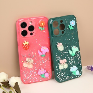 <span class=keywords><strong>2023</strong></span> nuevo Fabrica 3D decoración brillo estuches funda protectora de teléfono para celurare carcasa fundas funda para <span class=keywords><strong>iPhone</strong></span> 14 15 pro Max - Product Image 5