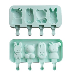 Molde para Helados TangChu, Molde para Hacer Helados Caseros para Niños, de Grado Alimenticio, con Diseño de Animales de Dibujos Animados - Product Image 5
