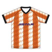 Kaos Pria Kasual Oversize Model Kotak Bahan Jersey 100% Polyester Sublimasi Motif Garis Hitam Merah Longgar