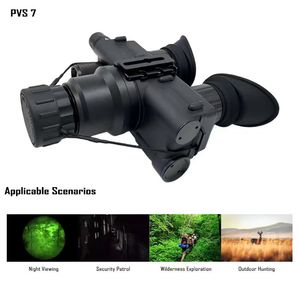 QCNV PVS7双眼鏡型暗視装置 Mx10160イメージ増幅管 IP67防水 1500M範囲 OEM/ODM対応 - Product Image 4