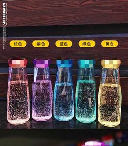 Bouteille d'eau en plastique style cristal, anti-fuite, pour sport, voyage, gym, lait et jus de fruits - Product Image 3