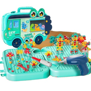 Vis pour enfants torsion puzzle jouet écrou combinaison vis démontage simulation électrique bébé réparation boîte à <span class=keywords><strong>outils</strong></span> jouet - Product Image 1