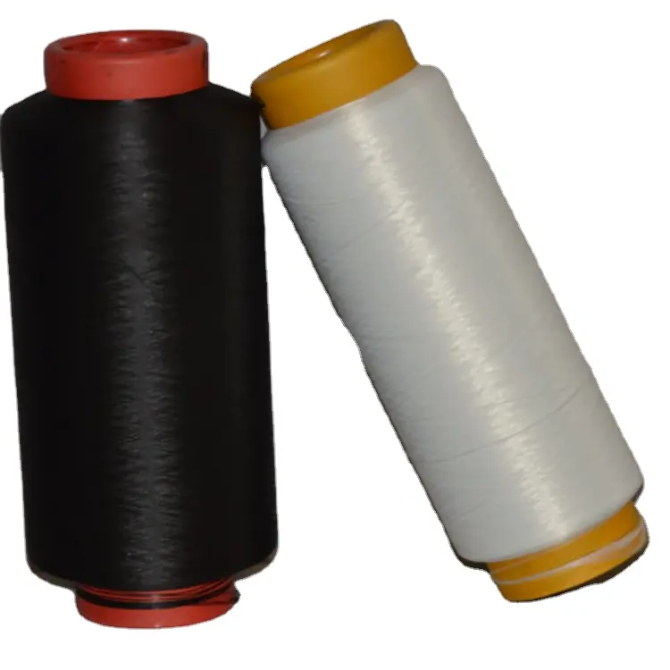 Vente en gros de fil 100% polyester DTY SIM RW 75D/36f de haute qualité pour tapis