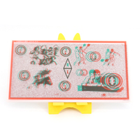 Dispositif fixe de thérapie de la Vision, transaglyph, vert et rouge, dispositif d'entraînement à l'agilité des yeux, cartes stéréo, Correction visuelle