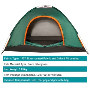 Lều cắm trại tự bung Polar Everest <span class=keywords><strong>2</strong></span> người, chống nước, di động, dùng cho bãi biển, cắm trại, đi bộ đường dài, du lịch bụi - Product Image 3