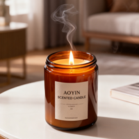 Meilleure chose sur Internet Bougie parfumée à la lavande Anniversaire Anniversaire Noël Saint Valentin Cadeaux Bougies en cire de soja
