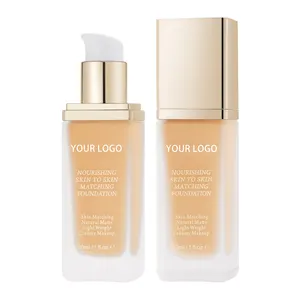 Private label natural concealer matte liquid foundation makeup waterproof and matte foundation