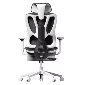 Silla de Oficina Ergonómica Giratoria de Metal Resistente con Respaldo Alto y Lujoso, Silla de Juego con Malla Transpirable - Product Image 4
