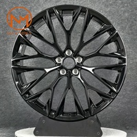 Jantes de voiture pour passagers Maxtera forgées sur mesure, style P200, noir brillant, pour Porsche, BMW, Tesla, McLaren, Ferrari, Range Rover, jantes en alliage