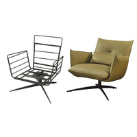 Cadre métallique de canapé et fauteuil avec repose-pieds, revêtement de poudre, en acier, 10mm, nouveau modèle,