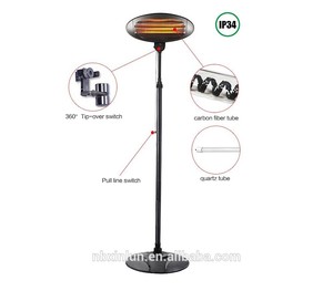 เครื่องทำความร้อนอินฟราเรดแบบตั้งพื้น 2000W สำหรับฤดูหนาว เหมาะสำหรับสวนกลางแจ้ง แคมป์ปิ้ง ร้านอาหาร ผลิตจากเหล็ก ลดราคาพิเศษ - Product Image 2
