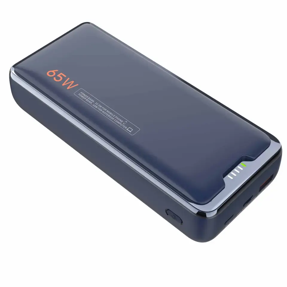 30000mah Powerbank PD 65W Fast Charging Power Bank Custom Portable Phone Charger External Battery 20000 Power Bank For Laptops