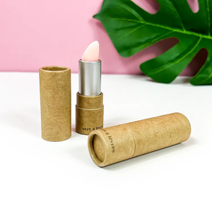 Sang trọng sinh thái thân thiện rỗng bao bì Son bóng Chapstick 30ml Lip Gloss bút xoắn lên hộp giấy - Product Image 3