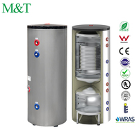 Fabricants de réservoirs d'eau chaude à pompe à chaleur haute efficacité en acier inoxydable 200-300L, réservoir d'eau chaude combiné deux-en-un