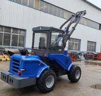 Chargeuse sur pneus télescopique HAIJU 1600 kg 4x4 avec dispositif de levage parallèle, châssis en acier épais, peinture antirouille 3 couches, moteur CE Euro5