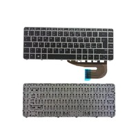 Nouveau clavier d'ordinateur portable sans fil rétroéclairé en plastique HK-HHT UK pour EliteBook 745 840 G5 G6