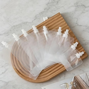 Sacchetto Trasparente con Beccuccio per Bevande, Latte e Succhi, Grado <span class=keywords><strong>Alimentare</strong></span>, 50ml 100ml 150ml 200ml 250ml 380ml 500ml - Product Image 3