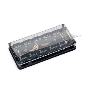 Adaptateur de câble d'extension <span class=keywords><strong>RGB</strong></span> LED 5V 3 broches 10 ports avec alimentation SATA 3 broches ARGB avec boîtier - Product Image 3