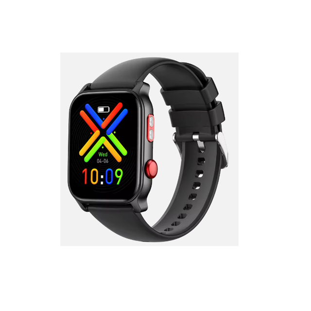 HT23 Unisex Square Fitness Smart Watch 1.83" Full Touch Screen BT Call Multi-Sport Modes Blood Oxygen Monitor Android Flashlight