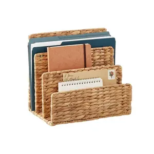 Hot! Desktop Organizer Item Water Hyacinth Collator, Storage Rack, Magazine Holder Cheap Price Vietnam