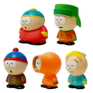 5 pezzi/set di cartoni animati del parco sud Creative bambole decorazioni per auto in Pvc Anime Action figure - Product Image 4