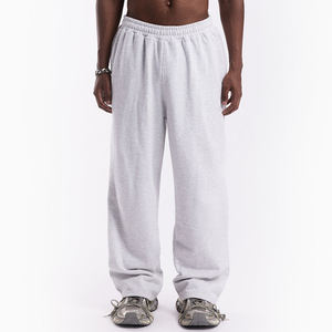 <span class=keywords><strong>Pantaloni</strong></span> in Felpa di Cotone French Terry 400 Gsm, Lavaggio Acido, Stile Streetwear, <span class=keywords><strong>Pantaloni</strong></span> Larghi a Zampa, <span class=keywords><strong>Tuta</strong></span> Sportiva Effetto <span class=keywords><strong>Stone</strong></span> Wash, Casual - Product Image 2