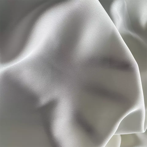Commercio all'ingrosso nuovo design tessuto <span class=keywords><strong>crepe</strong></span> dorato di lusso in lamina d'oro satinato 100% tessuto in poliestere per il vestito - Product Image 5