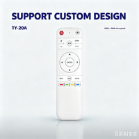 Télécommande à code fixe antichoc KEYUAN TY-20A à 4 boutons avec portée de 20 m et piles AAA