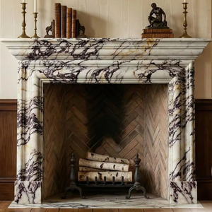 हाथ से नक्काशीदार कैलाक्टा वायला मैटल आधुनिक प्राकृतिक पत्थर के चारों ओर फ्लैटेड संगमरमर के डिजाइन पॉलिश फर्नीचर - Product Image 2