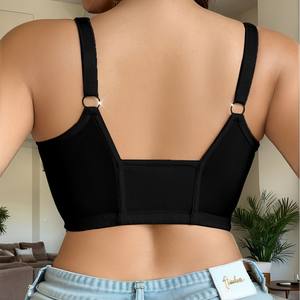 Lingerie sexy grande taille pour femmes, dentelle transparente de luxe, convertible, unie, brodée, tricotée, <span class=keywords><strong>85C</strong></span>-110F, pour <span class=keywords><strong>seins</strong></span> plus volumineux - Product Image 4