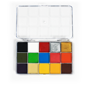 Pintura Facial al Óleo al por Mayor, 15 Colores, Pigmentos <span class=keywords><strong>para</strong></span> <span class=keywords><strong>Pintar</strong></span> la <span class=keywords><strong>Cara</strong></span> y el Cuerpo, Suministros de Pintura Corporal <span class=keywords><strong>para</strong></span> <span class=keywords><strong>Niñas</strong></span> y Niños - Product Image 3