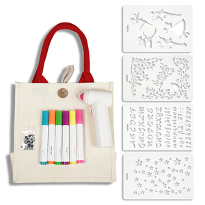 Kit de Peinture Créative pour Enfants, Pistolet de Peinture à Air Comprimé Rechargeable, Marqueur Permanent, Ensemble de Stylos Marqueurs, Jouet de <span class=keywords><strong>Dessin</strong></span> pour Tissu - Product Image 6