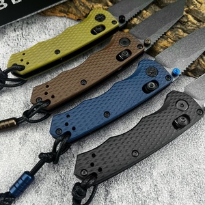 Couteau pliant portable BM290 durable à pointe de lance pour la survie, le camping, la randonnée quotidienne et l'EDC, M4 OEM DIY - Product Image 4