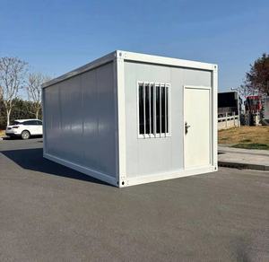 20ft mô-đun tạm thời có thể tháo rời <span class=keywords><strong>container</strong></span> nhà để xe đúc sẵn Di động phẳng <span class=keywords><strong>container</strong></span> nhà Bảng điều khiển bánh sandwich - Product Image 4