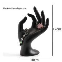 Support de rangement suspendu moderne et écologique en résine pour bagues et colliers, présentoir élégant pour pendentifs