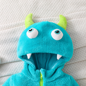 Combinaison pour bébé garçon ou fille TONWHAR Funny <span class=keywords><strong>Monster</strong></span> Newborn Animal Outfit avec queue amovible - Product Image 4