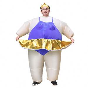 Adulto divertido inflable gordo bailarina <span class=keywords><strong>de</strong></span> Ballet <span class=keywords><strong>sumo</strong></span> luchador Cosplay soplado Halloween carnaval fiesta <span class=keywords><strong>disfraz</strong></span> - Product Image 2