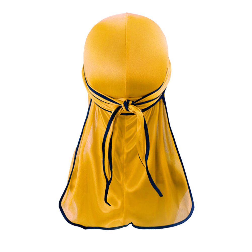 Golden with black edges