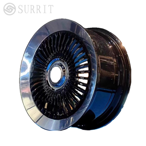 Rines Surrit Premium de Aleación Forjada para SUV, 21, 22 y 23 Pulgadas, Nuevos, 40 mm, Compatibles con Sport, Defender, Discovery, Negros - Product Image 3