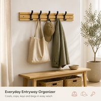 Porte-vêtements coulissants en bambou de haute qualité, supports muraux pour chambre à coucher, vente directe d'usine
