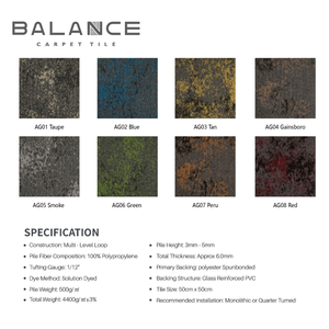 Thương mại văn phòng hiện đại sàn văn phòng gạch Thảm 50x50 cho nhà máy bán buôn trực tiếp bitum ủng hộ Thảm gạch - Product Image 4