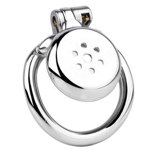 Nouveau jouet sexuel pour hommes, verrou de chasteté en acier inoxydable 304, verrou de chasteté en acier pour hommes, cage en acier pour hommes - Product Image 1