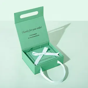 도매 럭셔리 사용자 정의 로고 종이 보석 선물 상자 반지 귀걸이 목걸이 팔찌 보석 상자 포장 리본