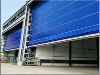 Hangar d'avion préfabriqué en acier galvanisé anti-corrosion avec panneaux sandwich isolés