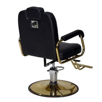 Chaise de barbier multifonctionnelle inclinable et réglable à 360 degrés avec système hydraulique pour salon de coiffure, design moderne, coupe et coloration des cheveux