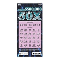 Billets de loterie personnalisés de 500 000 $ Cartes à gratter professionnelles Cartes en carton Papier offset Sérigraphie de sécurité