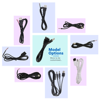 Kabel USB 4-Core Male to Male 1.5M 24+28 AWG untuk Enclosure Hard Drive