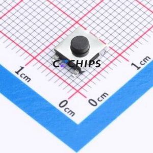 TSE06314-031D332DA-R1500 Tactile Switch SMD-4P,6.4x6.1mm Switch Single Pole Single Throw Round Button 1.8N 6.1mm - Product Image 1