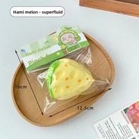 Jouets créatifs en plastique anti-stress en forme de fruits, jouets réalistes sur le thème de la nourriture, à récupération lente, vente en gros disponible